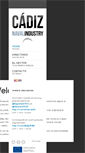 Mobile Screenshot of cadiznavalindustry.com